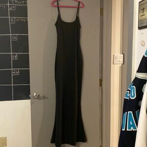 Tight black fitted dress